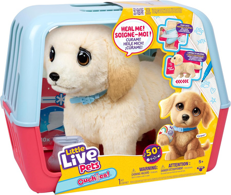 LITTLE LIVE PETS PIESEK PIES WETERYNARZ INTERAKTYWNA MASKOTKA 50 DŹWIĘKÓW