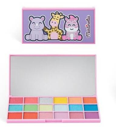 ZESTAW KOSMETYKÓW CIENI DO POWIEK PALETA LUSTERKO 12268