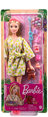 LALKA BARBIE RELAKS W SPA Zestaw Lalka z Pieskiem + AKCESORIA