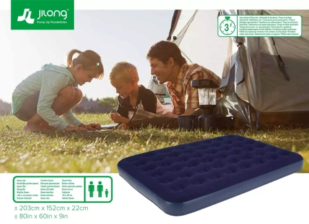 MATERAC DMUCHANY DWUOSOBOWY WELUROWY 191x137