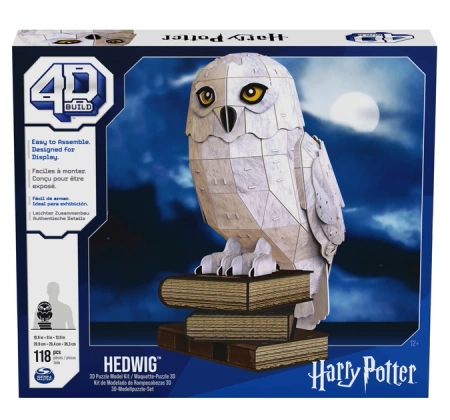HARRY POTTER HEDWIGA SOWA MODEL FIGURKA PUZZLE 3D DO ZŁOŻENIA 4D BUILD