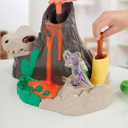 PLAY DOH CIASTOLINA WYSPA DINOZAURÓW WULKAN SLIME