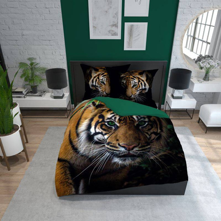 LEW LWY TIGER ZWIERZĘTA NATURA POŚCIEL BAWEŁNA 160X200 2 POSZEWKI