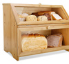 Chlebak bambusowy pojemnik żywność przyprawy półka szafka do kuchni deska
