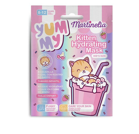 MARTINELIA KOT KOTEK MASECZKA NAWILŻAJĄCA DO TWARZY DLA DZIECI SPA