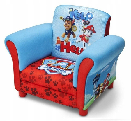 PSI PATROL FOTELIK FOTEL PUFA TAPICEROWANY DZIECI