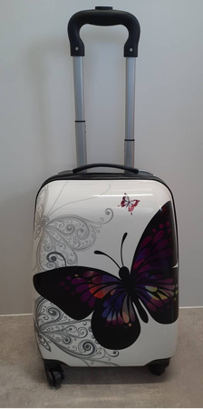 MOTYLE MOTYLKI MAŁA WALIZKA KABINOWA BAGAŻ PODRÓŻNA