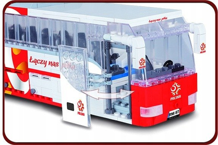 COBI MISTRZOWSKI BUS KLOCKI PZPN ŁĄCZY NAS PIŁKA