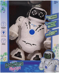 ROBOT INTERAKTYWNY ZABAWKA DISCO EFEKTY ŚWIATŁO DŹWIĘK MUZYKA TAŃCZĄCY ROBO