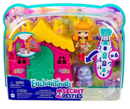 ENCHANTIMALS LALKA GRISELDA GIRAFFE DOMEK ZWIERZĄT