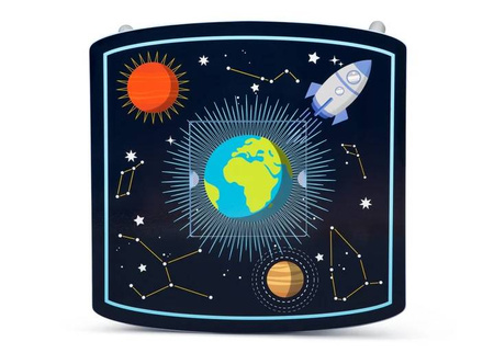 KOSMOS PLANETY GWIAZDY STOLIK STÓŁ KRZESŁA DZIECI