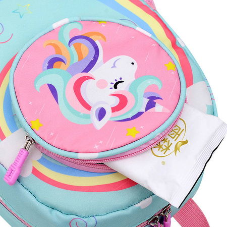 JEDNOROŻEC PLECAK PLECACZEK DZIECIĘCY + SMYCZ