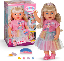 BABY born Lalka CARLA Duża Siostrzyczka Zestaw z Akcesoriami Do Włosów