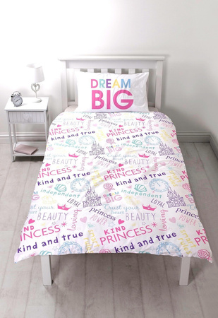 DISNEY PRINCESS KSIĘŻNICZKI LALKA POŚCIEL 140x200