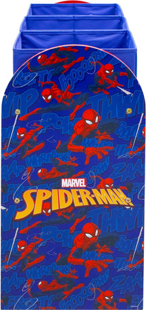 SPIDERMAN SPIDER MAN REGAŁ DLA DZIECI POJEMNIKI NA ZABWKI ORGANIZER MEBLE