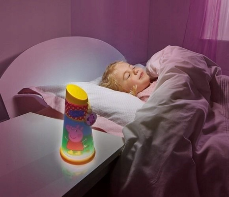 PEPPA PIG ŚWINKA PEPA LAMPKA LATARKA 2W1