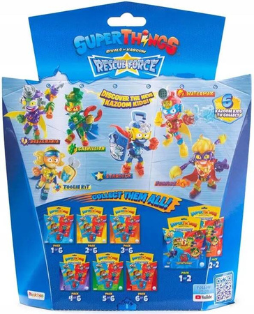 ZESTAW SUPER THINGS RESCUE FORCE 10 SZT FIGUREK