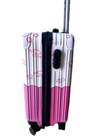 PANDA WALIZKA DZIECIĘCA DLA DZIECI BAGAŻ PODRÓŻNA NA KÓŁKACH SZYFR