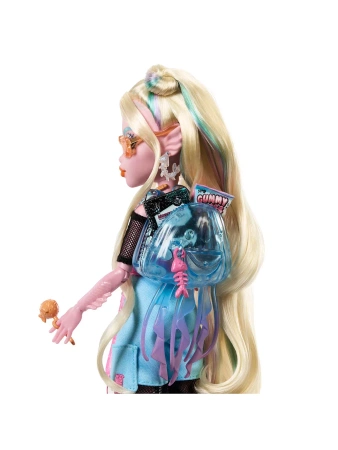 Monster High LALKA MONSTER HIGH Lagoona Blue + zwierzątko rybka Neptuna