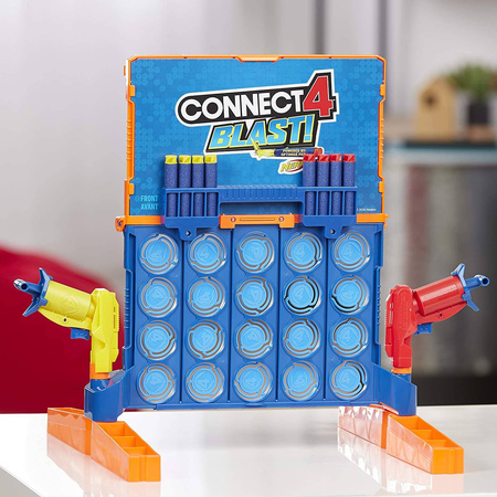 HASBRO GRA Connect 4 Blast ZRĘCZNOŚCIOWA NERF