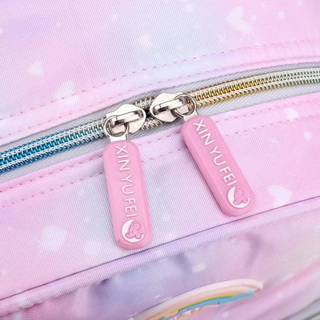 JEDNOROŻEC PLECAK SZKOLNY TORNISTER + BRELOK A4