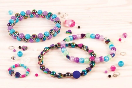 MAKE IT REAL STUDIO DO TWORZENIA BRANSOLETEK ZESTAW BRANSOLETKI KREATYWNY