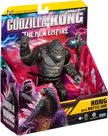 Figurka akcji GODZILLA vs. KONG with Battle Axe Goryl 15 cm z młotem