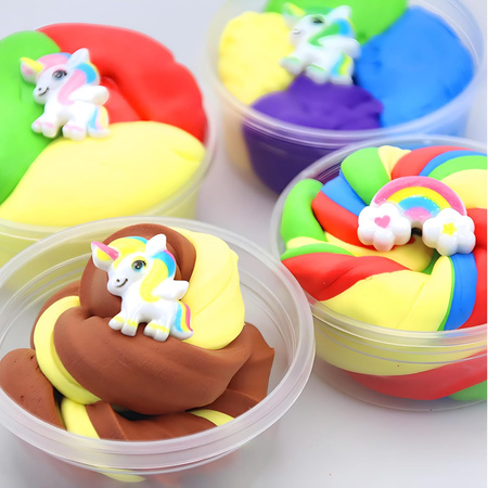 GALAXY SLIME WALIZKA Świeci ZESTAW DO ROBIENIA GLUTÓW GLUTY Fluffy Butter