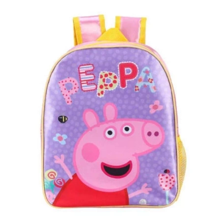 PEPPA PIG ŚWINKA PLECAK PLECACZEK PRZEDSZKOLA DLA DZIECI KIESZONKA NA BIDON