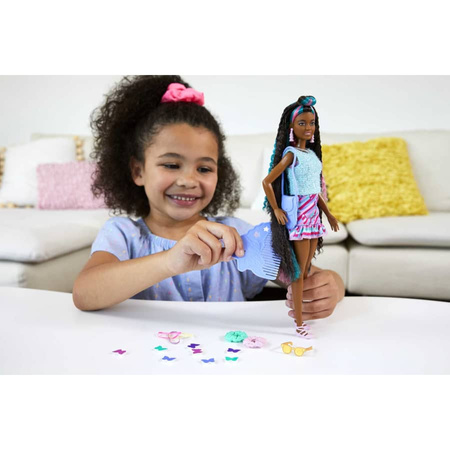 BARBIE LALKA TOTALLY HAIR FRYZURA DODATKI HCM91