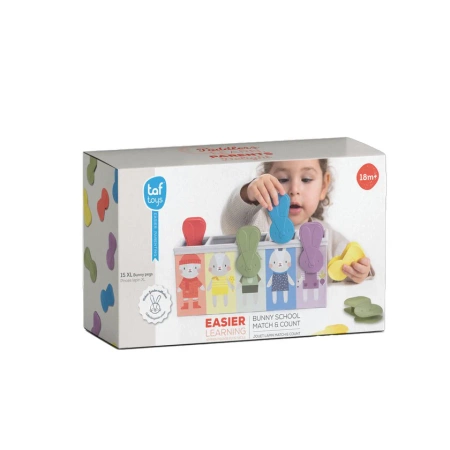 TAF TOYS GRA ZABAWKA EDUKACYJNA KRÓLIK W SZKOLE LICZENIE LICZ DOPASUJ