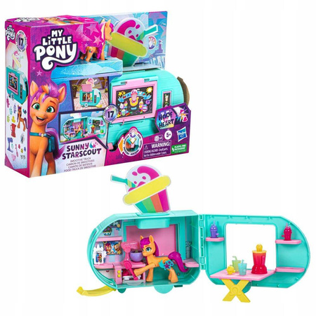 MY LITTLE PONY KUCYK SUNNY STARSCOUT TRUCK CIĘŻARÓWKA ZE SMOOTHIE FIGURKA