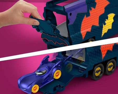 Fisher Price Transporter Batwheels Autko HMX07 Batman Laweta Ciężarówka