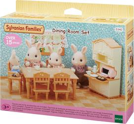 SYLVANIAN FAMILIES Wiejska Jadalnia Mebelki Kuchenka Stół