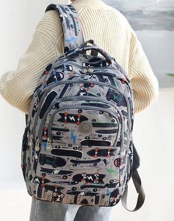 PLECAK SZKOLNY TORNISTER MŁODZIEŻOWY MIEJSKI A4