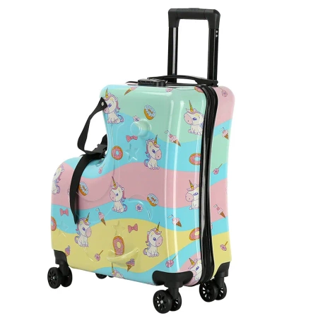 JEDNOROŻEC WALIZKA PODRÓŻNA DZIECI KABINOWA JEŹDZIK BAGAŻ PODRĘCZNY KÓŁKACH