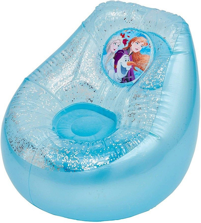 KRAINA LODU 2 ELSA Fotelik Fotel Pufa Siedzisko Brokatowe