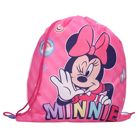 MYSZKA MINNIE MIKI DISNEY WOREK TORBA NA OBUWIE PLECAK DZIECI SZKOŁY WF