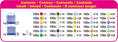 AquaBeads Zestaw Koralików 3000 szt Wodne Koraliki