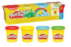 PLAY DOH CIASTOLINA zestaw 4 kolorowych tub G0688 Hasbro