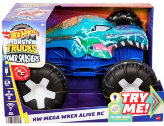 HOT WHEELS MONSTER TRUCK MEGA WREX ALIVE SAMOCHÓD RC 1:15 zdalnie sterowany
