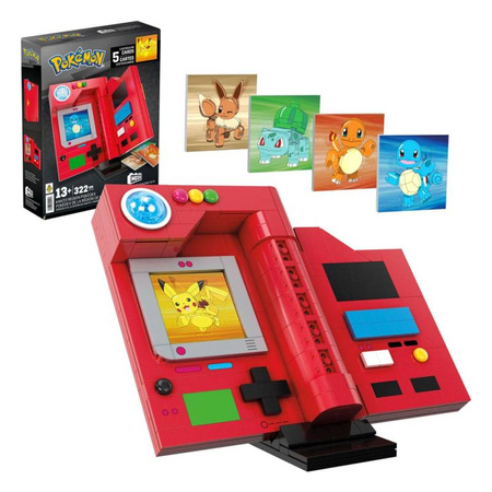 MEGA CONSTRUX POKEMON KLOCKI 322 el  Kanto Regio Pokedex