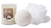 IDC INSTITUTE SMOOTHIE ZESTAW DO KĄPIELI KOKOS MYJKA KULA SÓL DO KĄPIELI