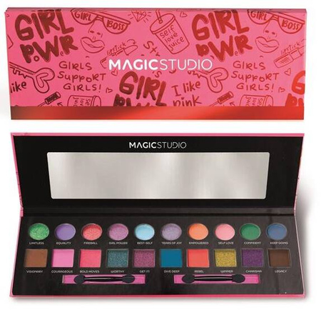 MAGIC STUDIO PALETA PALETKA DO MAKIJAZU CIENIE LUSTERKO DLA NASTOLATKI