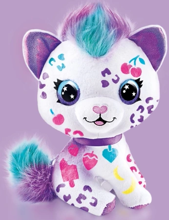 AIRBRUSH PLUSH POKOLORUJ PLUSZAKA PLUSZ KOT KOTEK MASKOTKA DO KOLOROWANIA