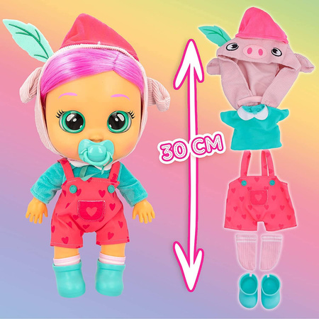 CRY BABIES LALKA ŚWINKA PIGGY PŁACZĄCY BOBAS