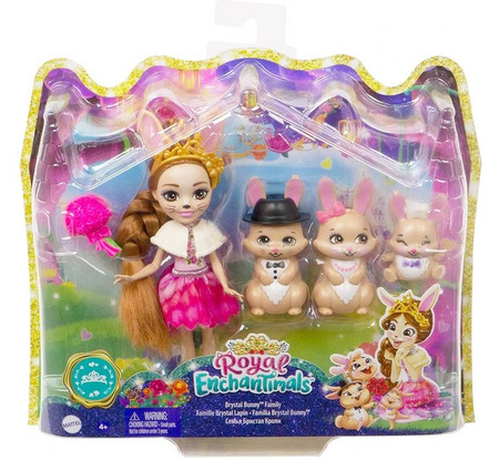 ENCHANTIMALS RODZINA KRÓLICZKÓW LALKA BUNNY GYJ08