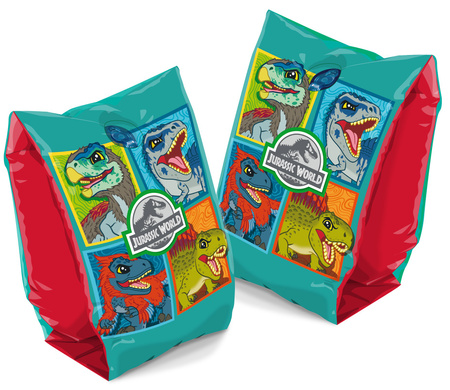 DINOZAURY JURASSIC ZESTAW RĘKAWKI MOTYLKI KOŁO NA BASEN PLAŻĘ DLA DZIECI