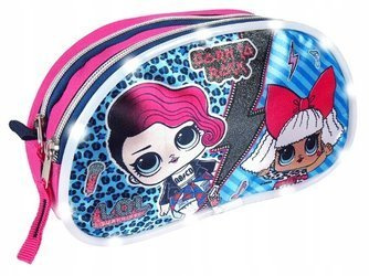 LOL L.O.L PIÓRNIK DWUKOMOROWY KOSMETYCZKA TUBA LED
