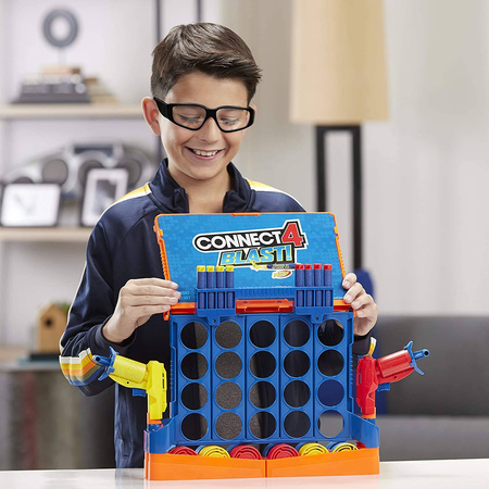 HASBRO GRA Connect 4 Blast ZRĘCZNOŚCIOWA NERF